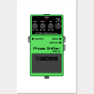 Boss PH-3 Phase Shifter Guitar Effect Pedal Posters and Art